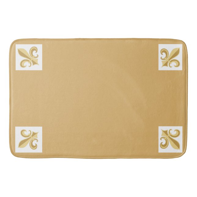 Tapete De Banheiro Branco francês (Frente)