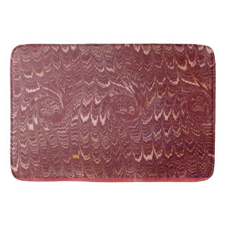 Tapete De Banheiro brick red marble print