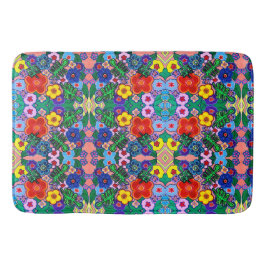 Tapete De Banheiro Bright Abstrato Flower Art