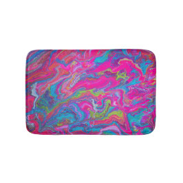 Tapete De Banheiro Bright Neon Pink Bath Mat