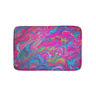 Tapete De Banheiro Bright Neon Pink Bath Mat