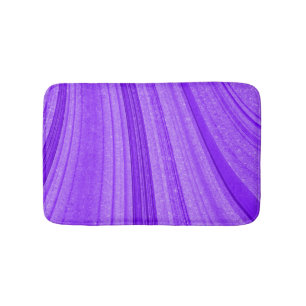 Tapete De Banheiro Brilhante de onda púrpura