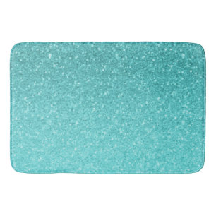 Tapete De Banheiro Brilho Azul Água Brilho Glam Girly Sereia