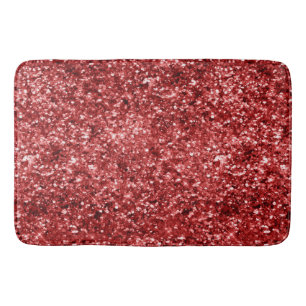 Tapete De Banheiro Brilho Vermelho