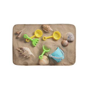 Tapete De Banheiro Brinquedos da praia