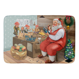 Tapete De Banheiro Brinquedos papais noeis E Fazeres Elves | Natal