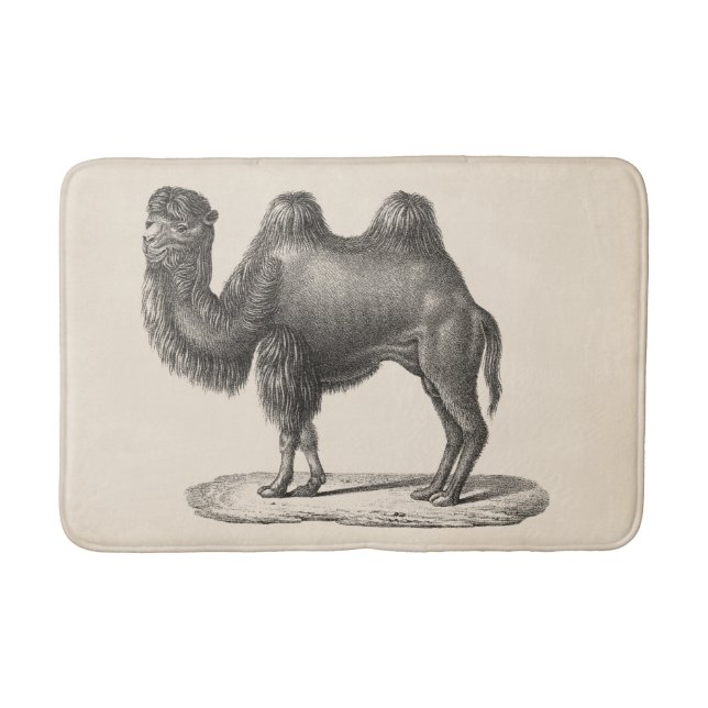 Tapete De Banheiro Brodtmann Camel Sketch (Frente)