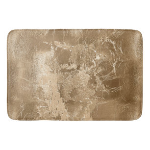 Tapete De Banheiro Bronze Chic Dourado
