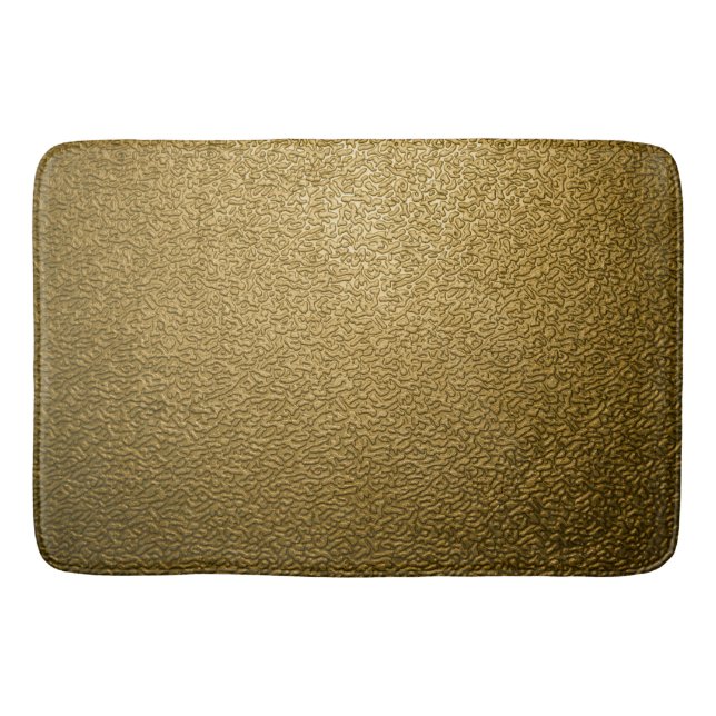Tapete De Banheiro Bronze Textured (Frente)