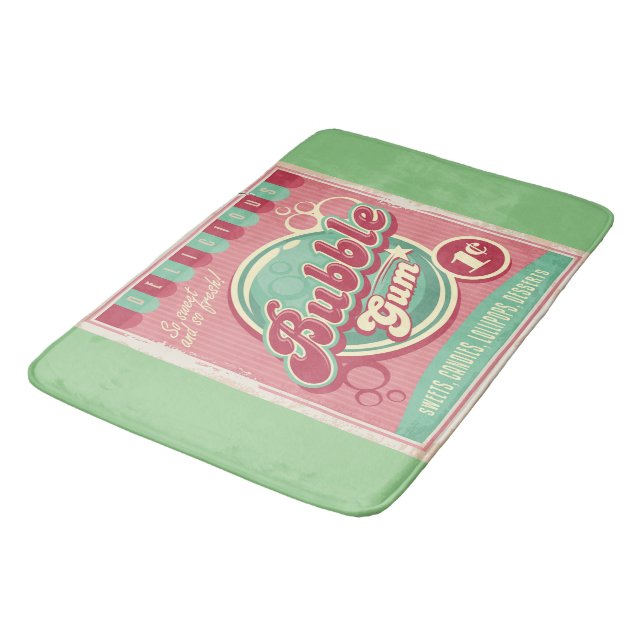 Tapete De Banheiro Bubble Gum Bath Mat (Angulado)