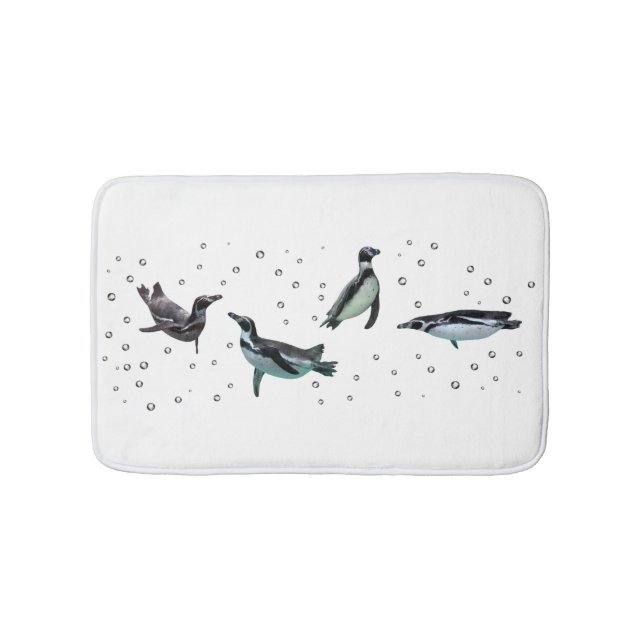 Tapete De Banheiro Bubble Penguins Bath Mat (frente)