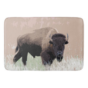 Tapete De Banheiro Buffalo / Bison