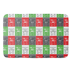 Tapete De Banheiro Bull Terrier Pop Art Foco na BOA inspiração