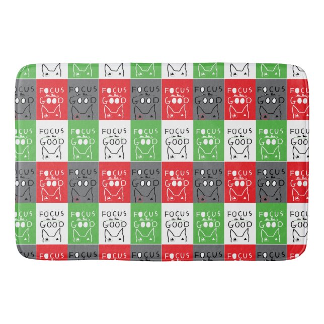 Tapete De Banheiro Bull Terrier Pop Art Foco na BOA inspiração (Frente)