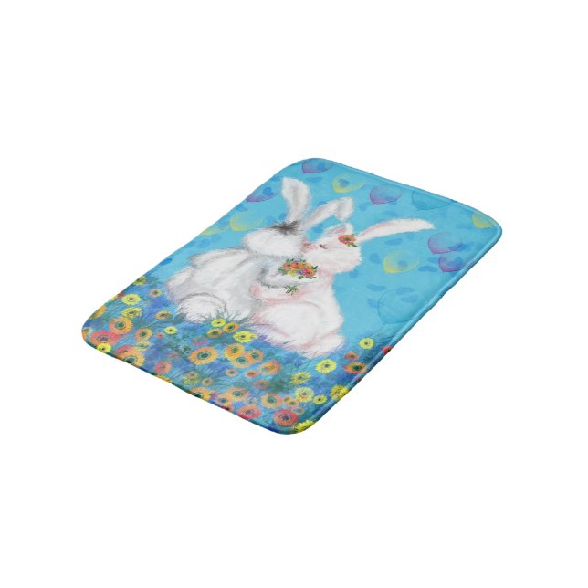 Tapete De Banheiro Bunny Bath Mat Gift (Angulado)