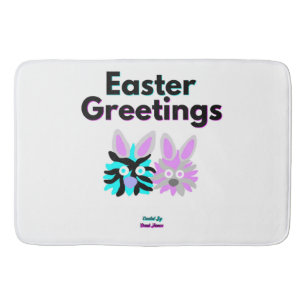 Tapete De Banheiro Bunny Felpudos Large Bath Mat