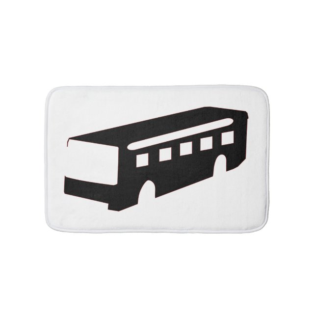 Tapete De Banheiro Bus Silhouette (frente)