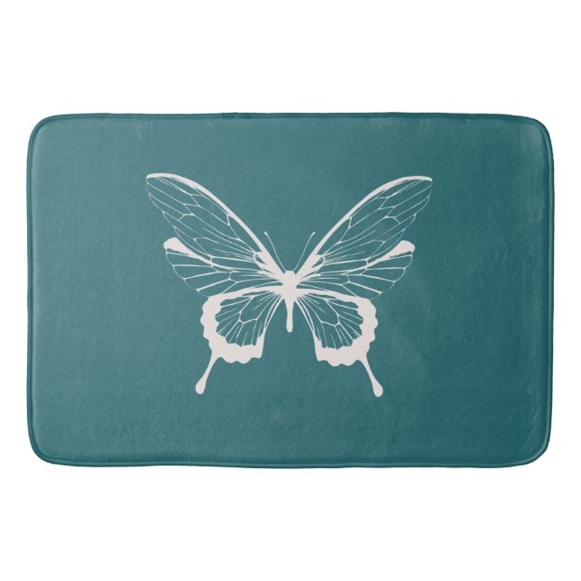 Tapete De Banheiro Butterfly Bath Mat (Frente)
