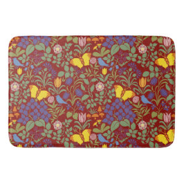 Tapete De Banheiro C. F. A Borboleta de Voysey Garden Large Bath Mat