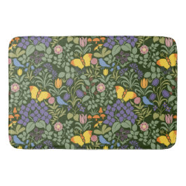 Tapete De Banheiro C. F. A Borboleta de Voysey Garden Large Bath Mat