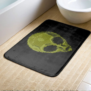 Tapete De Banheiro Cabeça de Alienígena Verde