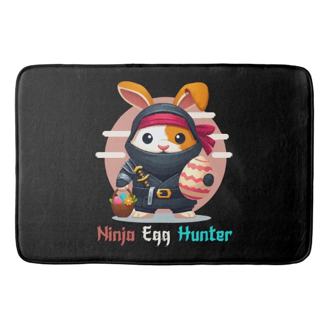 Tapete De Banheiro Caçador de Ovos Ninja (Frente)