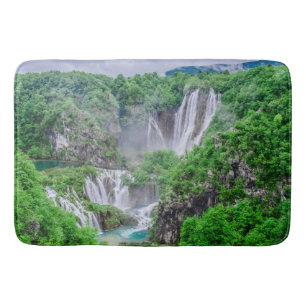 Tapete De Banheiro cachoeira dos lagos de Plitvice