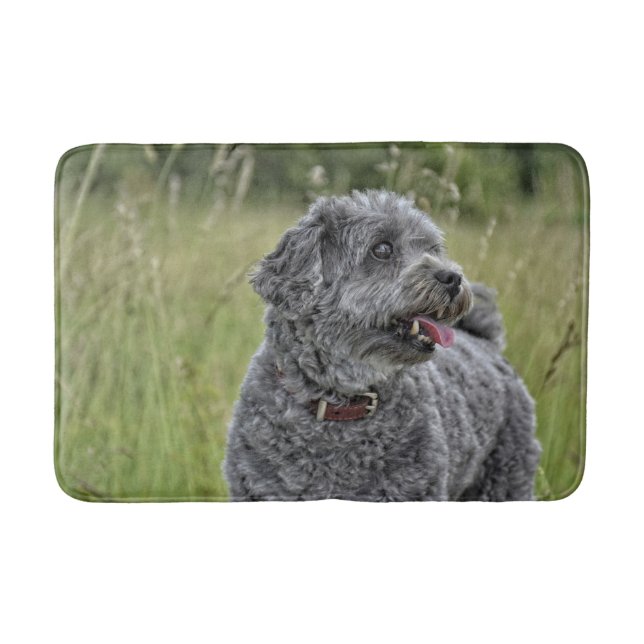 Tapete De Banheiro Cachorro Cortado Terrier (Frente)