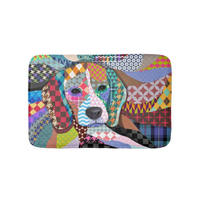 Tapete De Banheiro Cachorro de Beagle 161 (frente)