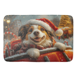 Tapete De Banheiro Cachorro Pastor da Anatólia Montanha-russa Natal