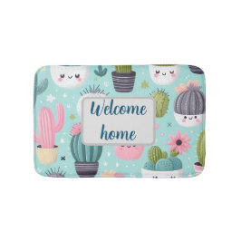 Tapete De Banheiro Cactus pattern