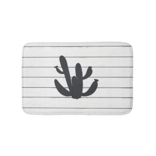 Tapete De Banheiro Cactus Plant Desert Art Mat
