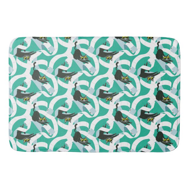 Tapete De Banheiro Cães de papel higiênico (Frente)