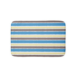 Tapete De Banheiro Café Castanho Castanho Escuro Azul Sônico