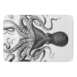 Tapete De Banheiro Calamar gigante do mar