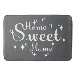 Tapete De Banheiro Caligrafia festiva e estrelas 'Casa doce'