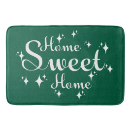 Tapete De Banheiro Caligrafia festiva e estrelas 'Casa doce'