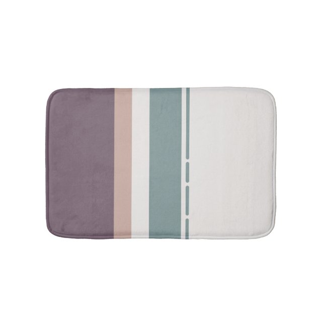 Tapete De Banheiro Calm Neutral Stripes – Soft Modern Bath Accent (frente)