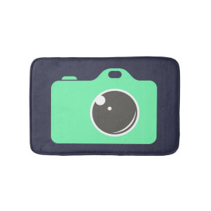 Tapete De Banheiro Câmara Verde de pop Art