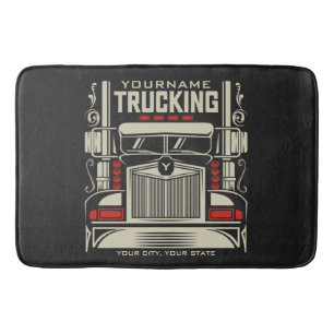 Tapete De Banheiro Caminhão Personalizado 18 Caminhoneiro BIG RIG