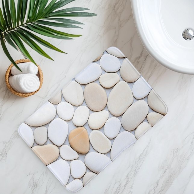 Tapete De Banheiro Caminho de Pebble de Imitação (Criador carregado)