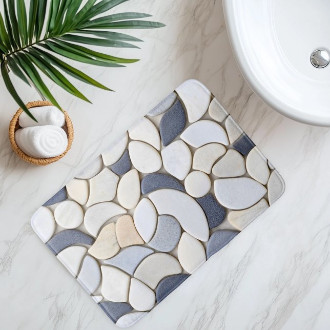 Tapete De Banheiro Caminho de Pebble de Imitação (Criador carregado)