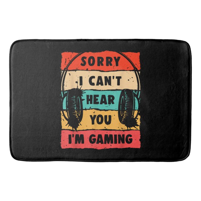 Tapete De Banheiro Camisa Engraçada de Jogadores para Jovens Jovens J (Frente)