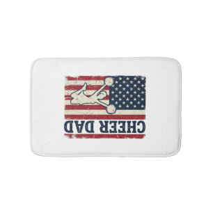 Tapete De Banheiro Camisa Vetorial da Bandeira Patriótica Americana d