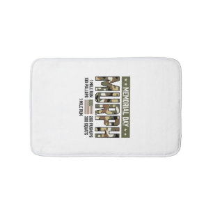 Tapete De Banheiro Camiseta Vetorial Vintage de Treino Memorial Day M