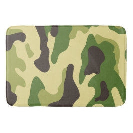 Tapete De Banheiro Camouflage
