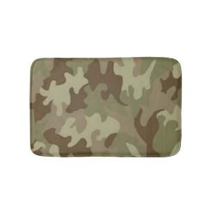 Tapete De Banheiro Camouflage Bath Mat