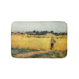 Tapete De Banheiro Campo de grãos (por Berthe Morisot)