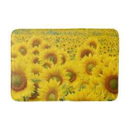 Tapete De Banheiro Campo de Sunflower Design Bath Mat