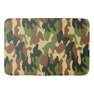 Tapete De Banheiro camuflagem